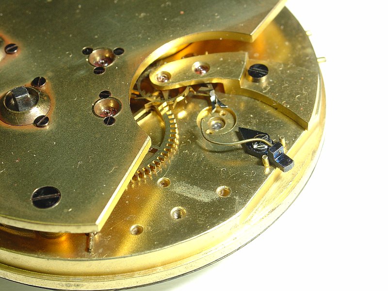 Werk Zifferblattseite teilzerlegt